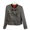 Vintage German Grey Loden Jacket Woman Lady Hunter Traditional Costume 1980-90's