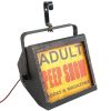 Vintage English Adapted Upcycled Adult Peep Show Sex Shop Advertising Electric Light Theatre Hanging Or Desktop Studio Lamp c1970's
