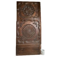 Alternative view of Antique French Door Ornately Carved Cupboard Furniture Door Panel Wood Wooden circa 1850's