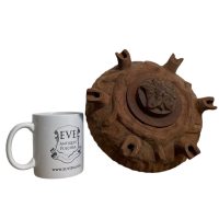 Alternative view of Vintage French Aosta Savoy Wooden Grolle Grole Carved Bowl Savoyard Grolla Friendship Cup Caf?? De L???amiti?? Six Spouts Souvenir c1960's