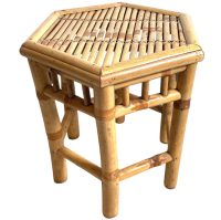 Vintage French Bamboo Cane Canework Plant Pot Ornament Display Flower Stand Small Table Conservatory Tabouret circa 1990-00’s Vintage French Bamboo Cane Canework Plant Pot Ornament Display Flower Stand Small Table Conservatory Tabouret circa 1990-00's