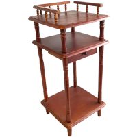 Vintage French Telephone Table Display Plinth Stand Table Wooden Side Stand Shelf Hallway Tabouret c1970-80’s Vintage French Telephone Table Display Plinth Stand Table Wooden Side Stand Shelf Hallway Tabouret c1970-80's