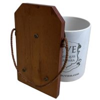 Alternative view of Vintage French Small Catholic Holy Water Religious Wall Hanging Bird Dove Font circa 1950-60's