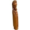 Vintage South Pacific Oceania Moai Easter Island Polynesian Inspired Decorative Wooden Ornament Decor Carving Sculpture Art c1970-80's