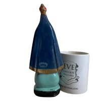 Alternative view of Vintage Italian Lady Of Loreto Plaster Ornament Decor Display Figurine Statue Religious Religion Catholic c1980-90's