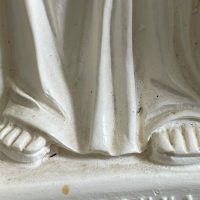 Alternative view of Vintage Greek Reproduction Resin Aghna Athena Ornament Figurine Display Gift God Of War Handicraft Wisdom c1970-80's