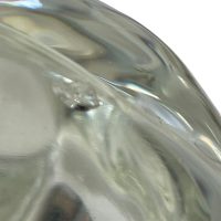 Alternative view of Vintage French Solid Glass Cat Ornament Figurine c1970-80's