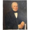 Antique French Original Oil Portrait Painting Large Framed "Ecole Francaise" Style On Stretched Canvas circa 1900's