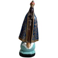 Vintage Italian Lady Of Loreto Plaster Ornament Decor Display Figurine Statue Religious Religion Catholic c1980-90's