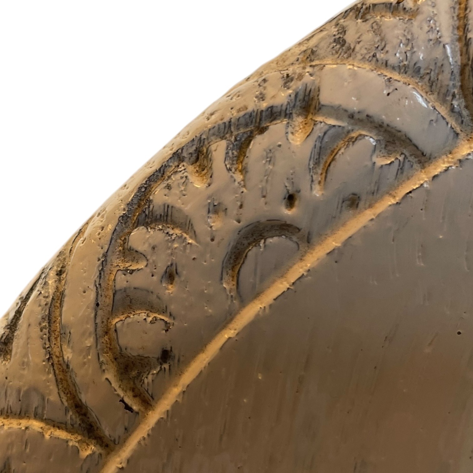 Antique French Painted White Wood Corner Shelf Stand Tabouret Plinth Display Wooden c1900’s 9 Antique French Painted White Wood Corner Shelf Stand Tabouret Plinth Display Wooden c1900's - Image 9