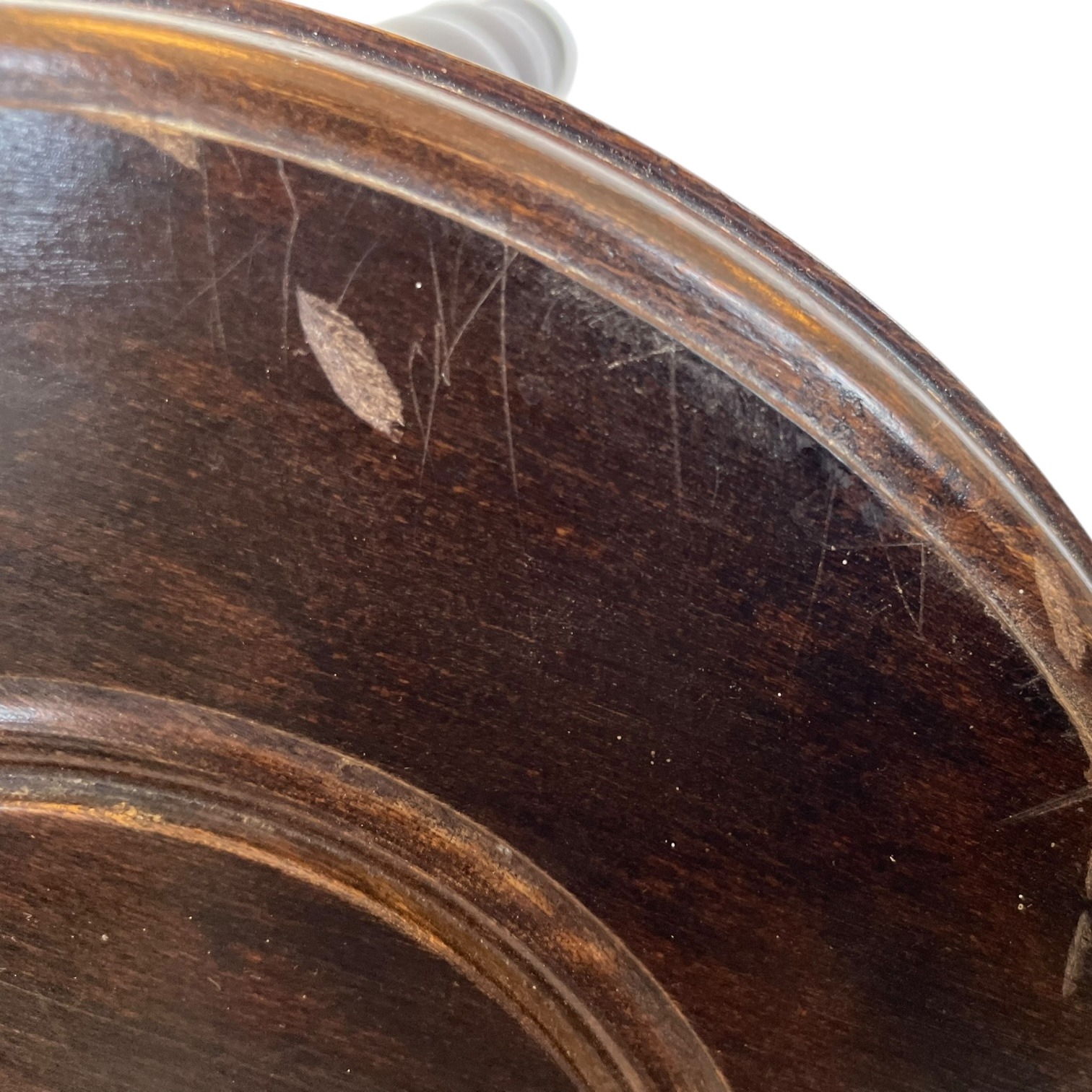 Vintage French Milking Stool Wooden Bobbin Leg Braced Round Shaped Seat Step Stand Table Rustic Rural Tabouret Farmhouse c1950-60’s 4 Vintage French Milking Stool Wooden Bobbin Leg Braced Round Shaped Seat Step Stand Table Rustic Rural Tabouret Farmhouse c1950-60's - Image 4