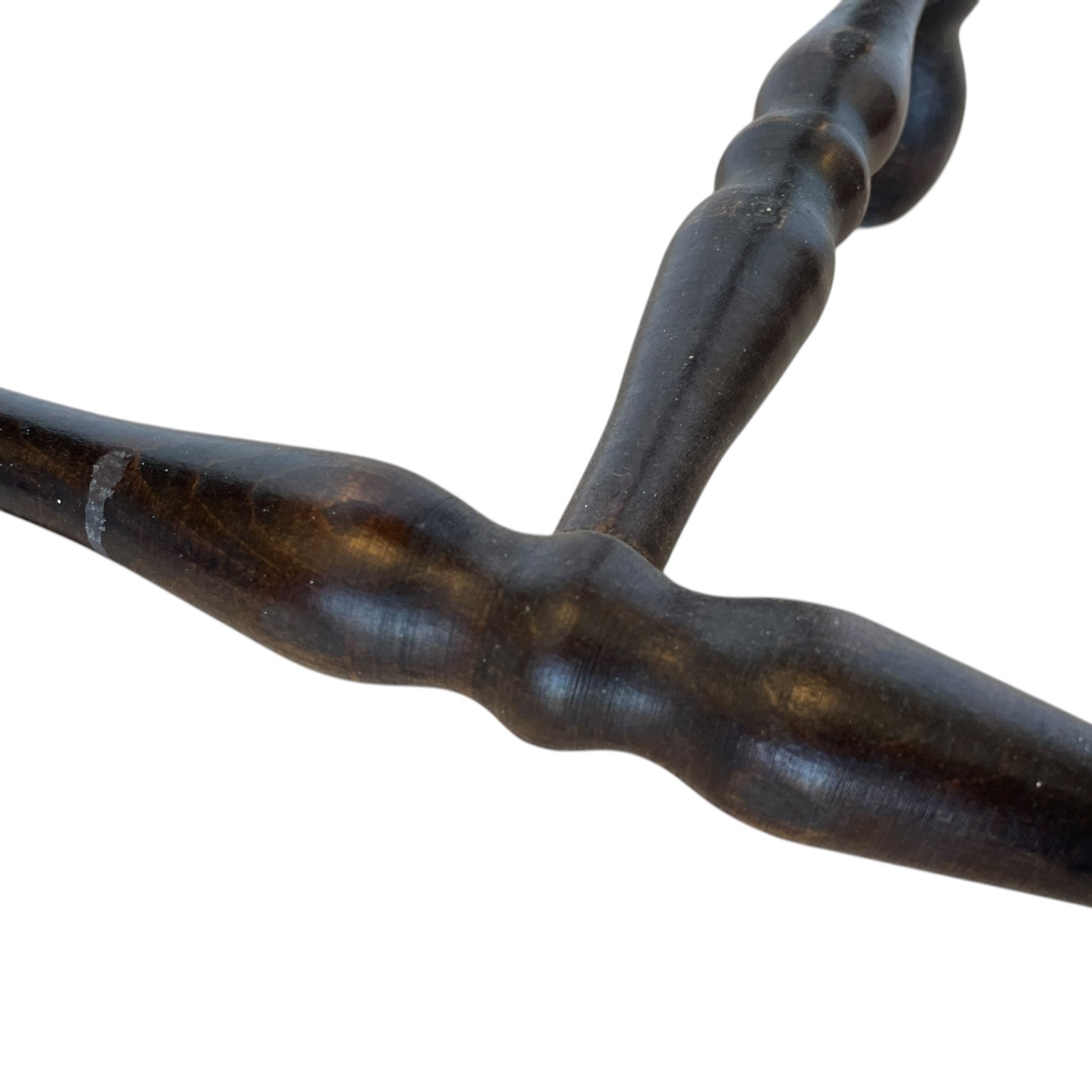 Vintage French Milking Stool Wooden Bobbin Leg Braced Round Shaped Seat Step Stand Table Rustic Rural Tabouret Farmhouse c1950-60’s 7 Vintage French Milking Stool Wooden Bobbin Leg Braced Round Shaped Seat Step Stand Table Rustic Rural Tabouret Farmhouse c1950-60's - Image 7