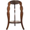 Vintage French Display Plinth Stand Wooden Wood Round Small Table Round Plant Rest Tabouret c1950-60's