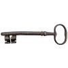 Antique French Large Rusty Iron Key Doorway Rusty Keys Door Lock c1800-1900's