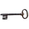 Antique French Large Rusty Iron Key Doorway Rusty Keys Door Lock c1800-1900's