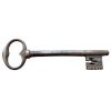 Antique French Large Rusty Iron Key Doorway Rusty Keys Door Lock c1800-1900's