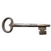 Antique French Large Rusty Iron Key Doorway Rusty Keys Door Lock c1800-1900's