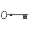 Antique French Large Rusty Iron Key Doorway Rusty Keys Door Lock c1800-1900's