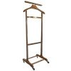 Vintage French Valet Butler Stand Wooden Clothes Hanger Suit Costume Bedroom Decor Storage Office c1950-60's