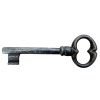 Antique French Medium Rusty Iron Key Doorway Rusty Keys Door Lock c1800-1900's