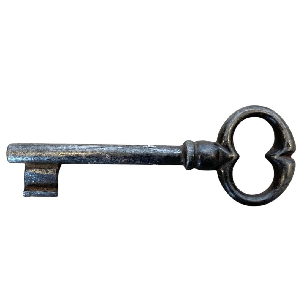 Antique French Medium Rusty Iron Key Doorway Rusty Keys Door Lock c1800-1900's