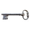 Antique French Large Rusty Iron Key Doorway Rusty Keys Door Lock c1700-1800's