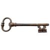 Antique French Large Rusty Iron Key Doorway Rusty Keys Door Lock c1700-1800's