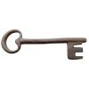 Antique French Large Rusty Iron Key Doorway Rusty Keys Door Lock c1700-1800's