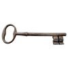 Antique French Large Rusty Iron Key Doorway Rusty Keys Door Lock c1800-1900's
