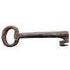 Antique French Large Rusty Iron Key Doorway Rusty Keys Door Lock c1700-1800's