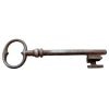 Antique French Large Rusty Iron Key Doorway Rusty Keys Door Lock c1800-1900's