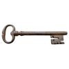 Antique French Large Rusty Iron Key Doorway Rusty Keys Door Lock c1800-1900's
