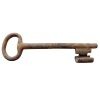 Antique French Large Rusty Iron Key Doorway Rusty Keys Door Lock c1700-1800's