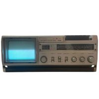 Vintage Japanese TTS 2002 TV Cassette Player Stereo Portable Radio Hi-Fi Battery Mains circa 1980-90's