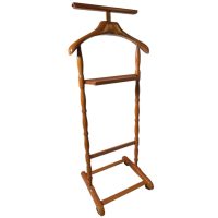 Vintage French Valet Butler Stand Wooden Clothes Hanger Suit Costume Bedroom Hotel Decor Storage B&B DAMAGED REPAIRED c1990-00’s Vintage French Valet Butler Stand Wooden Clothes Hanger Suit Costume Bedroom Hotel Decor Storage B&B DAMAGED REPAIRED c1990-00's