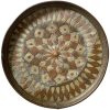 Vintage Medium Moroccan Arabian Copper Brass Metal Tray Platter Stand Wall Hanging Display Decor circa 1950's / EVE