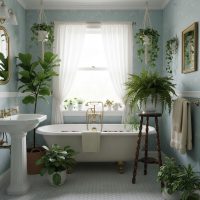 Vintage French Tall Breton Style Double Plant Stand Plinth Round Base Braced Bobbin Leg Rest Tabouret c1960-70's / EVE