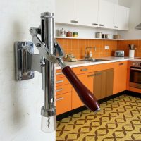Vintage French Wall Mounted Corkscrew Cork Puller Bottle Opener Home Wine Bar Cafe Restaurant Decor circa 1970-90's / EVE