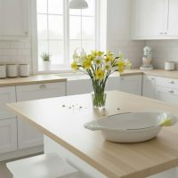 Vintage French Mid Century Speckled White Ceramic Goose Shaped Serving Dish with Yellow Beak Decor Display c1960's / EVE