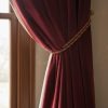 Vintage French Decorative Twisted Dark Pink and Light Pink Rope Curtain Tieback c1950's / EVE