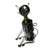 Vintage French Decorative Cat Metal Drinks Bottle Wine Holder Display Bar Cafe circa 2000 / EVE