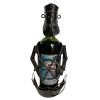 Vintage French Ships Captain At Wheel Metal Drinks Bottle Wine Holder Display Bar Cafe circa 2000 / EVE