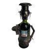 Vintage French Decorative Cook Fish Chef Metal Drinks Bottle Wine Holder Display Bar Cafe circa 2000 / EVE