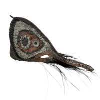 Alternative view of Vintage Papua New Guinea Latmul Woven Ceremonial Long-Nose Mask 1950-60's / EVE