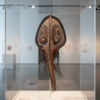 Vintage Papua New Guinea Latmul Woven Ceremonial Long-Nose Mask 1950-60's / EVE