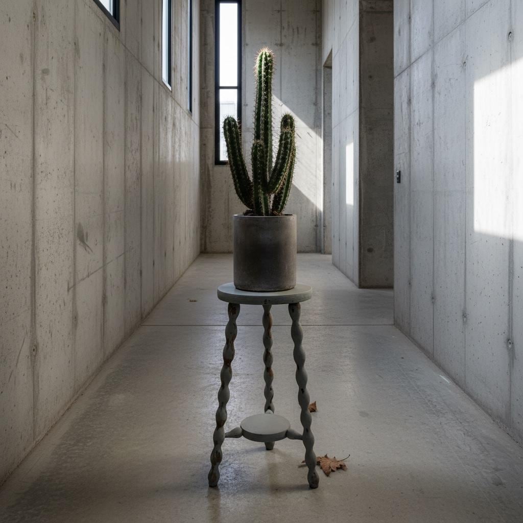 Vintage Stool French Bobbin Leg Wooden Stool Distressed Flaky Chippy Grey Paint Prop Two Shelf Side Table Tabouret circa 1960-70’s / EVE Vintage Stool French Bobbin Leg Wooden Stool Distressed Flaky Chippy Grey Paint Prop Two Shelf Side Table Tabouret circa 1960-70's / EVE