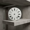 Antique French Enamel Clock Face with Roman and Arabic Numerals Clock Timepiece For Spares Repairs circa 1900's / EVE