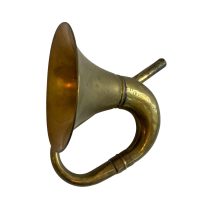Vintage French Car Warning Brass Horn Alarm Musical Instrument Decor Rustic Rural Lodge Cabin circa 1920-30's / EVE of England