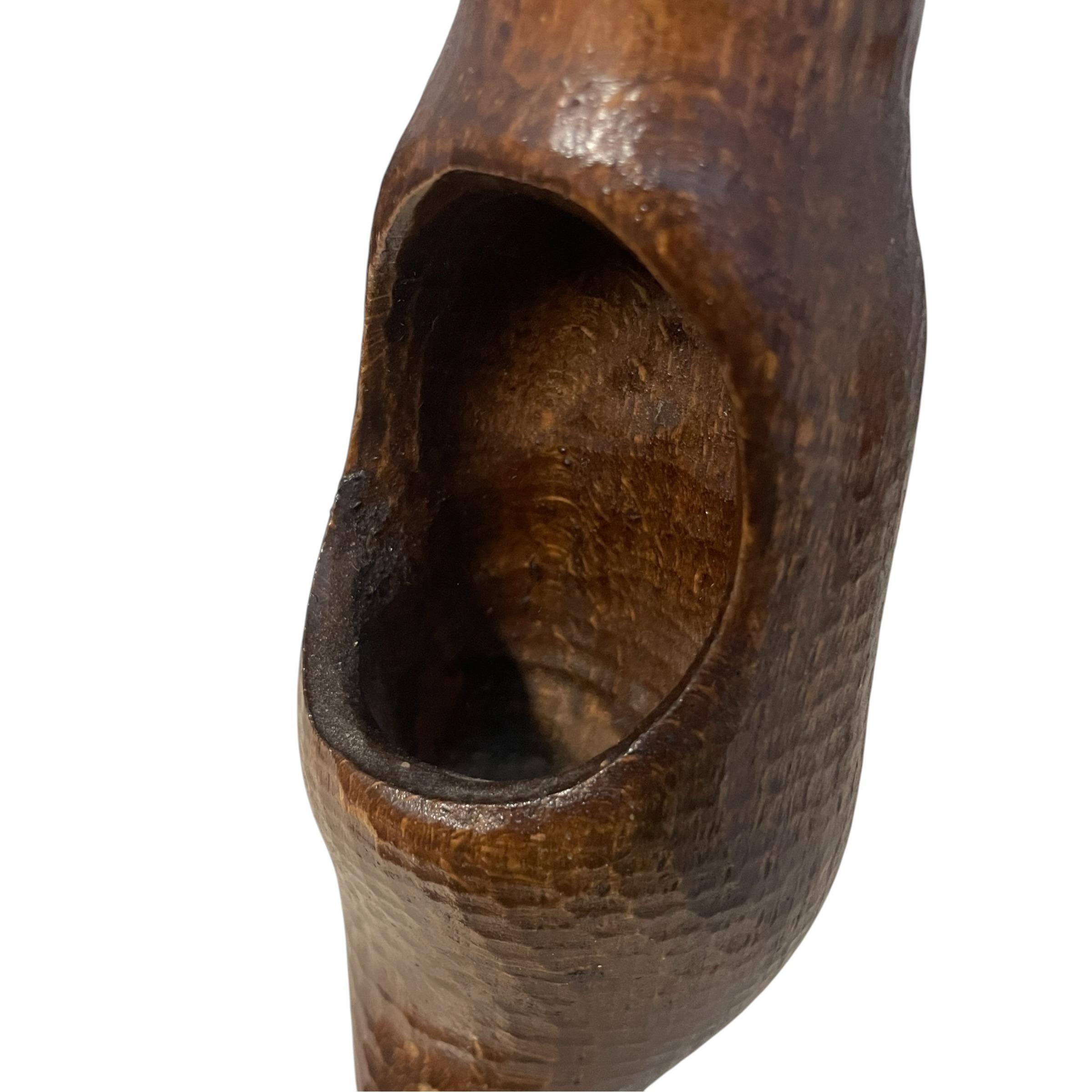 Vintage Dutch Wooden Stool With Carved Clog Legs c1960’s / EVE 11 Vintage Dutch Wooden Stool With Carved Clog Legs c1960's / EVE - Image 11