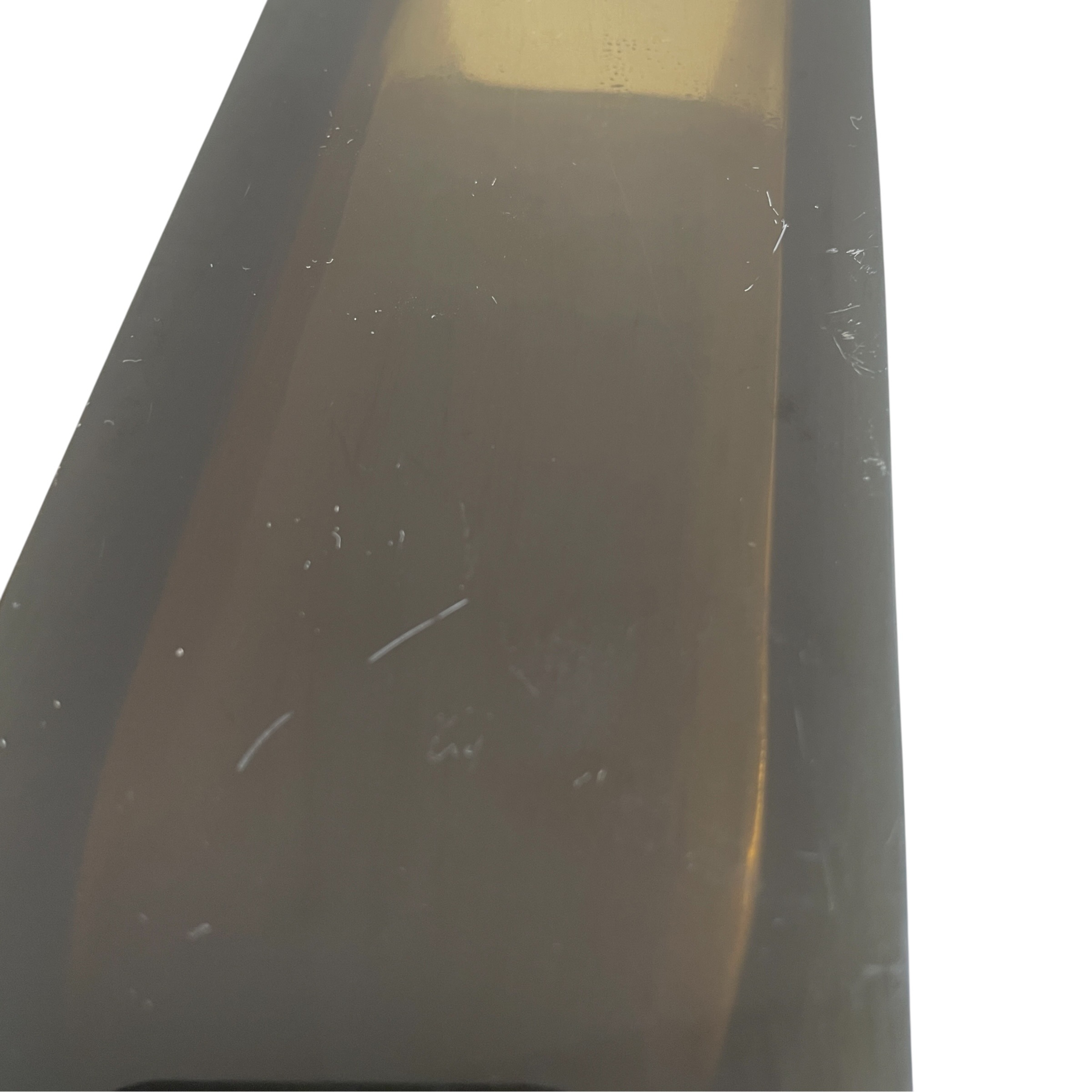 Vintage French Smoke Tinted Plexiglass Rectangular Vase Pot Collection Ornament Figurine Prop Display c1970’s / EVE 4 Vintage French Smoke Tinted Plexiglass Rectangular Vase Pot Collection Ornament Figurine Prop Display c1970's / EVE - Image 4
